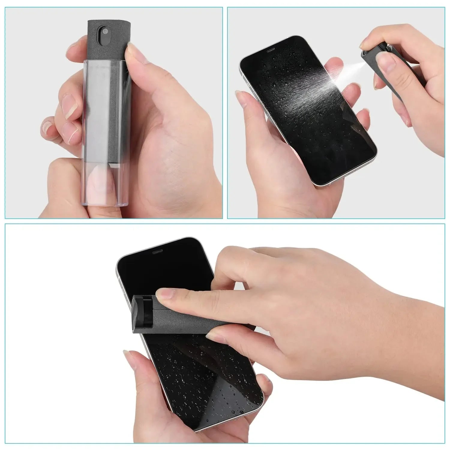 2 in 1 Cleaner Kit Laptops Phone Screen Cleaning Tools Apply To Apple Xiaomi Huawei Samsung OPPO Vivo