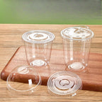 U Shaped Disposable Cold Drinks Plastic Cup 90 Caliber PET Material Transparent Coffee Cups with Lid Sealed Milk Tea Tumbler
