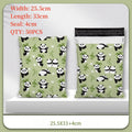 PE Plastic Self-Seal Mailbag，50PCS Thicken Shipping Bags, Cute Cartoon Poly Envelope, Panda Postal Courier Bags