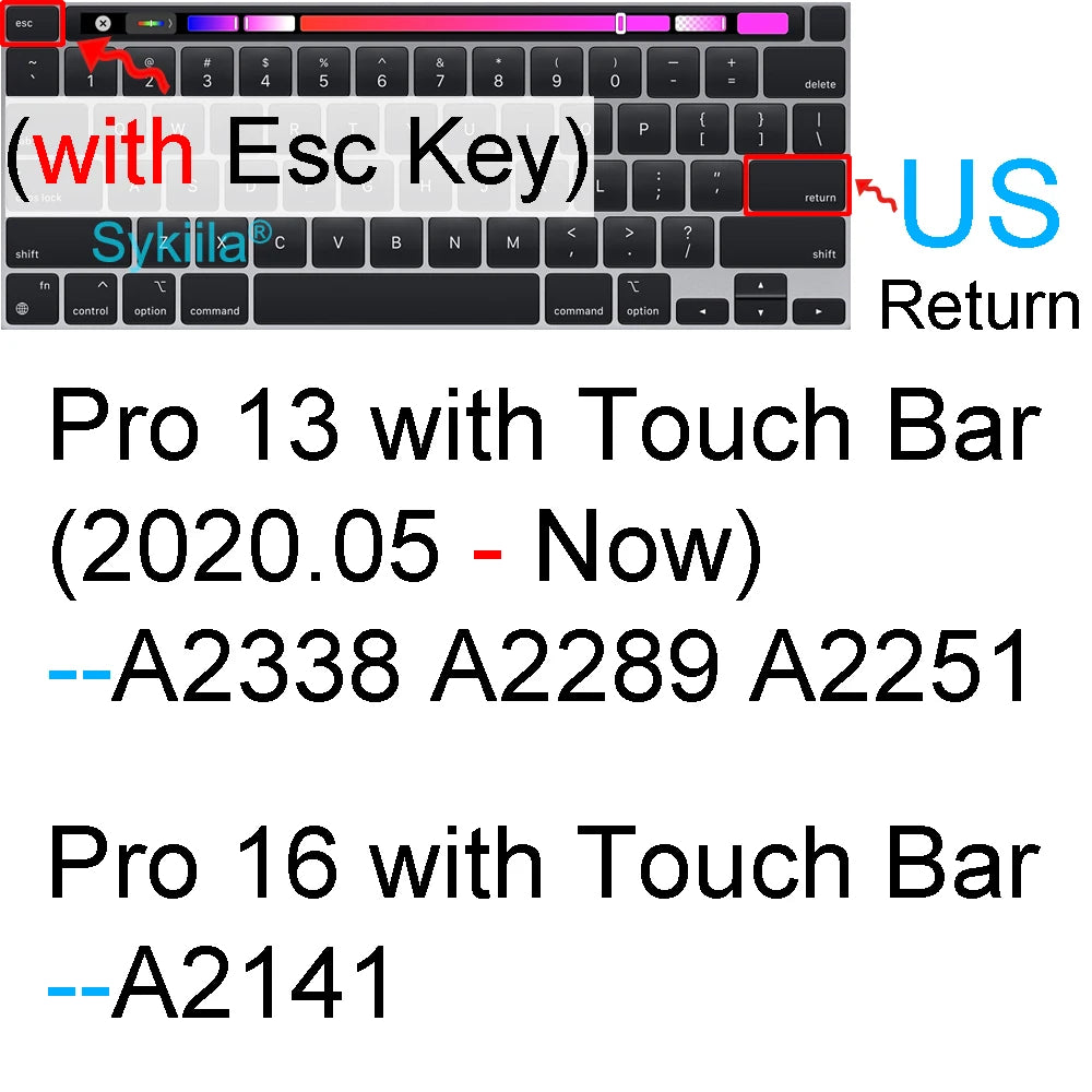 Keyboard Cover for Macbook Air 13 M5 M4 15 M3 11 Pro 13 14 M2 M1 Max Pro 16 15 12 Neo Silicone Protector Case Skin A3426 A3428