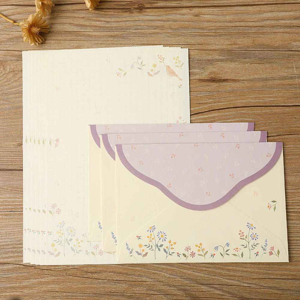 Creative and Beautiful Japanese Graffiti Letter Wholesale Exquisite Cute Cat Set Small Envelope