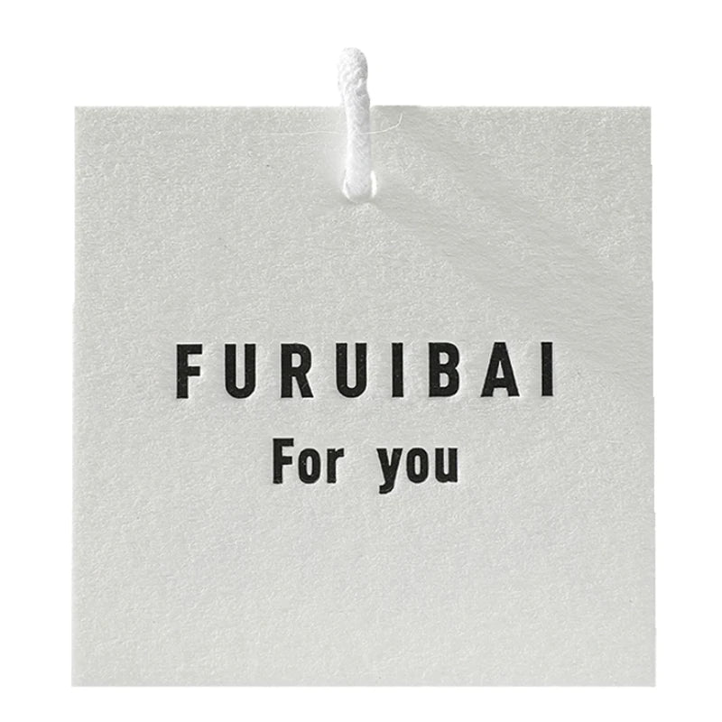 Custom Own Logo Clothing Hang Price Tag Garment Clothes T Shirt Paper Swing Hang Tags for Apparel