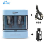 Tenwin Automatic Electric Pencil Sharpener  mini Usb Dual power Sharpener supply School Students Stationery for 6-12mm pencil