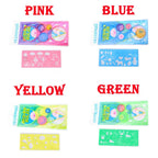 Geometry Spirograph Drawing Stencils Set Painting Template Art Crafts Creative Teenager Educational Toy Variety of Flowers Ruler
