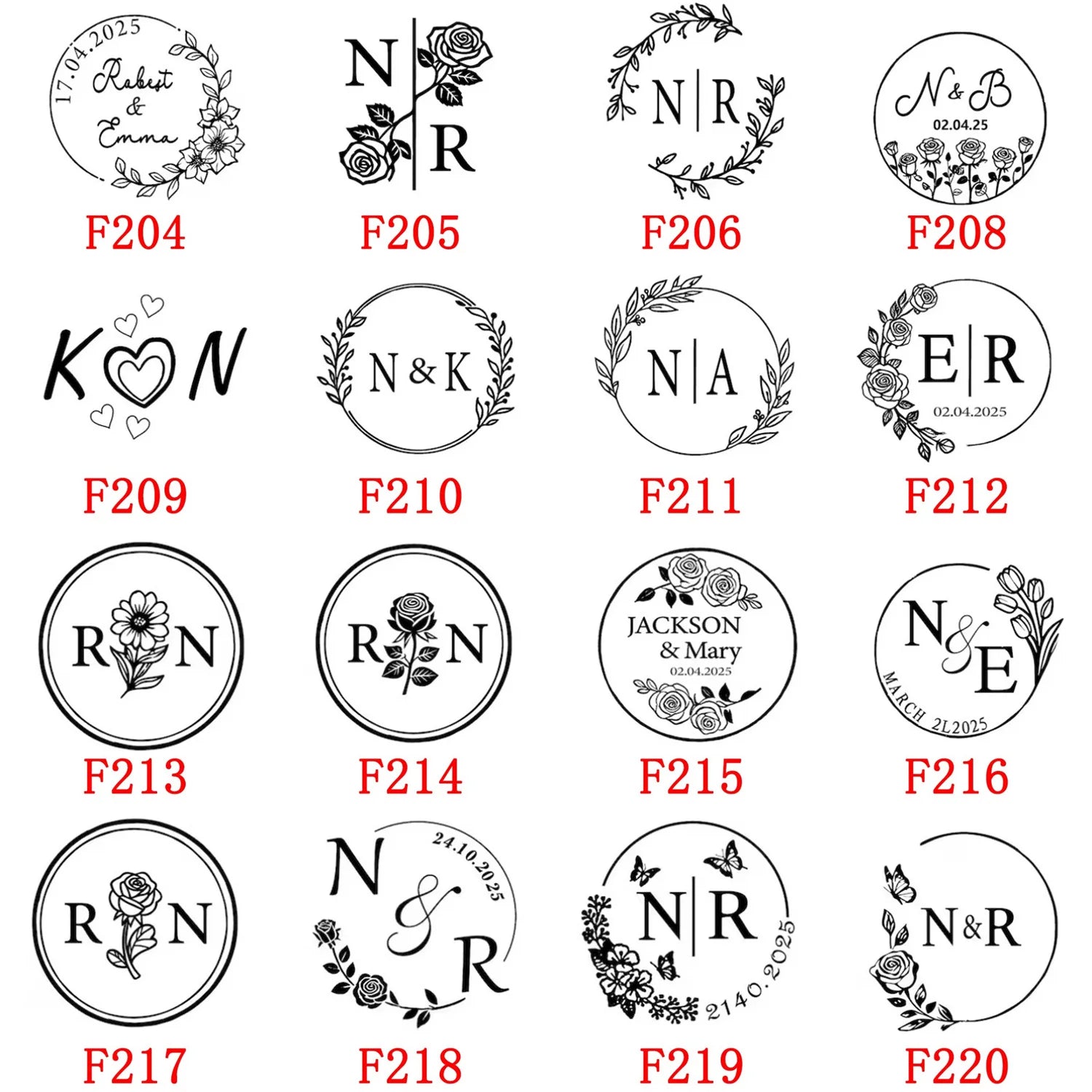 Custom Wax Seal Stamp and Wooden Handle set, For Wedding Invitation, Multiple Designs, Personalized Logo Wax Stamp, Initial Wax