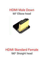 Ribbon FPV HDMI-Compatible Connector Flexible Flat Cable Raspberry Pi 4 Micro HDMI to HDMI/Mini HDMI Female 90 Degree FFC 20pin