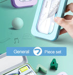 7Pcs/Set Student Compass Set School Mathematical Rulers Multi-Function Learning Professional Drawing Tool Girls Gifts Stationery