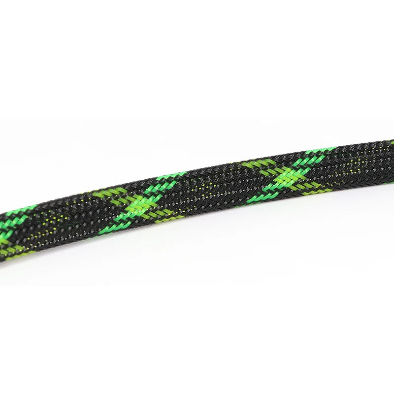 5M Multicolor PET Insulated Braid Sleeving 2mm - 40mm Expandable Wire Cable Sheath Flame-retardant Nylon Braided Mesh Tube DIY
