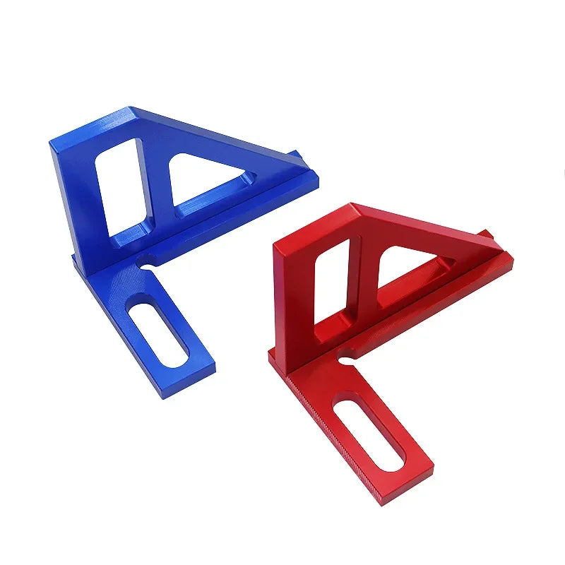 Miter Triangle Ruler Aluminum Alloy Woodworking Square Protractor High Precision Layout Measuring Tool for Engineer Carpenter