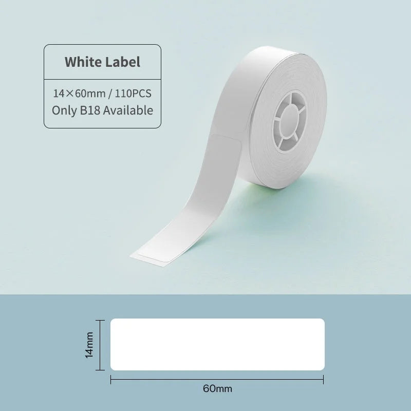 Wireless portable printer color label printer NIIMBOT B18 thermal transfer technology ribbon printing multi-color printing