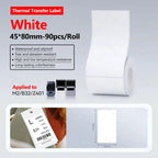 300dpi Niimbot M2 Portable Thermal Transfer Label Printer Multi-function Sticker Label Maker Machine for Clothes Tag Power Cable