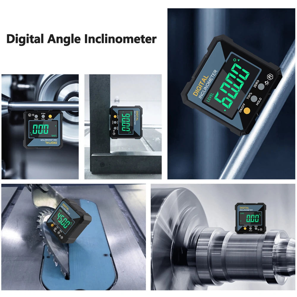 New Angle Protractor 360 Degree Mini Electronic Digital Protractor Inclinometer Angle Finder Gauge Measurement Box 2026