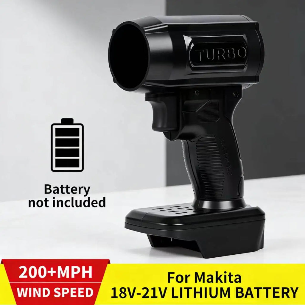 Car Violent Air Blower Powerful Handheld Turbo Jet Fan High Speed 50mm Brushless Motor Thrust Car Wash Air Gun Dryer Tools