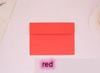 10pcs/pack 13.3x18.4cm Red Envelope Kraft Yellow Green Color Letter Paper Envelopes for Gift Photo Bags Packaging