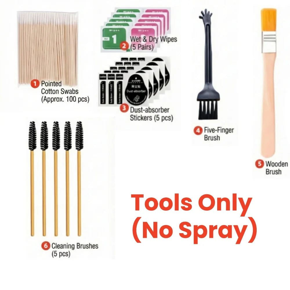 All-in-1 Electronics Cleaning Kit for iPhone AirPods, Phone Screen Cleaner, Charging Port & Speaker Brush, Tech Cleaning Tool