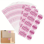 100PCS Fragile Stickers Don Not Crush Handle with Care 5cm*7.6cm Shipping Label Packaging Remind Labels Thank You sticker