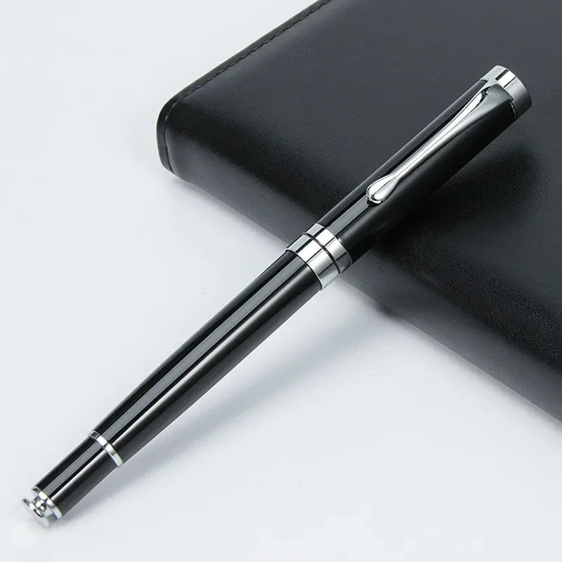 Luxury Metal Shell Business Office School Supplies Ballpoint Pens for Writing Rollerball Pen Customized Logo Name Gift