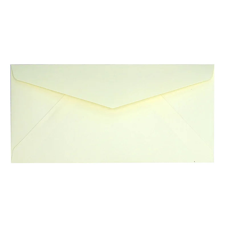 10Pcs Vintage Kraft Paper Envelopes Blank A4 triangle cowhide Handmade black Set Writing Christmas Invitations 22*11CM