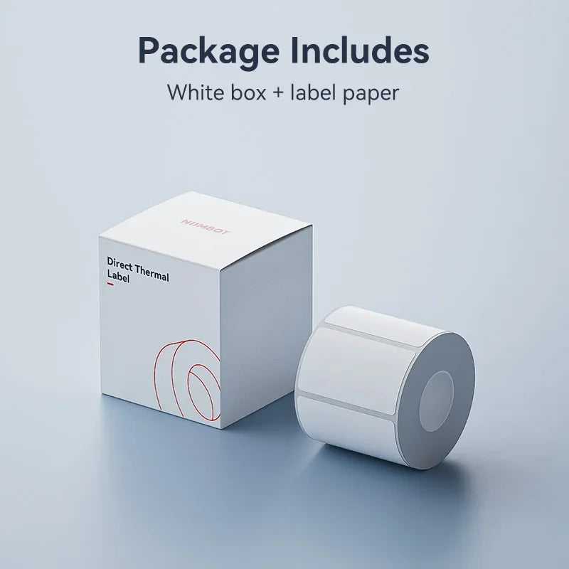 Niimbot M2 Label Printer Color Thermal Transfer Labels Sticker Paper Adhesive Network Organizer Jewelry Tag Label & Color Ribbon