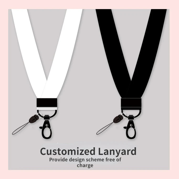 High-definition Printing ID Cards Holders Custom and Lanyard Badge PVC Holder Personal Tailor Your Own Photo Company Gift Custom