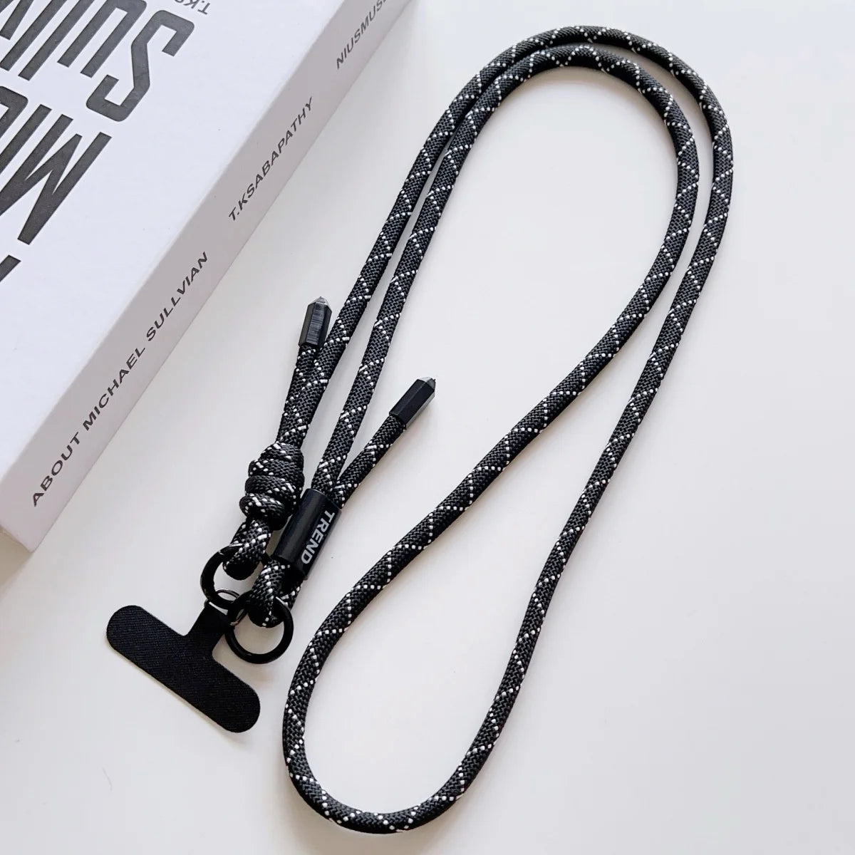 1Pc Universal Long Phone Lanyard Length Adjustable Neck Hanging Rope Crossbody Rope With Phone Case Connection Clip