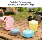 Collapsible Silicone Water Cup – Portable, Leak-Proof & BPA-Free for Travel, Hiking, Camping, Gym, Office