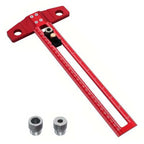 1pc T Type Woodworking Scriber Ruler 90 Degree Line Gauge Scriber T-Square Ruler For Assembling Wooden Boxe Cabinets Photo Frame