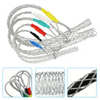 6 Colors Cable Puller Wire Grip Galvanizing Metal Cable Pulling Socks Mesh Puller Antislip Pipe Conduit Pull Net Cover 4-25mm