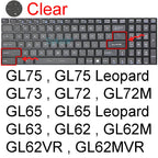 Keyboard Cover for MSI GF65 Thin GF63 GF75 Thin GF72 GF72VR GF62 GF62VR Silicone Protector Skin Case Gaming Laptop 15.6
