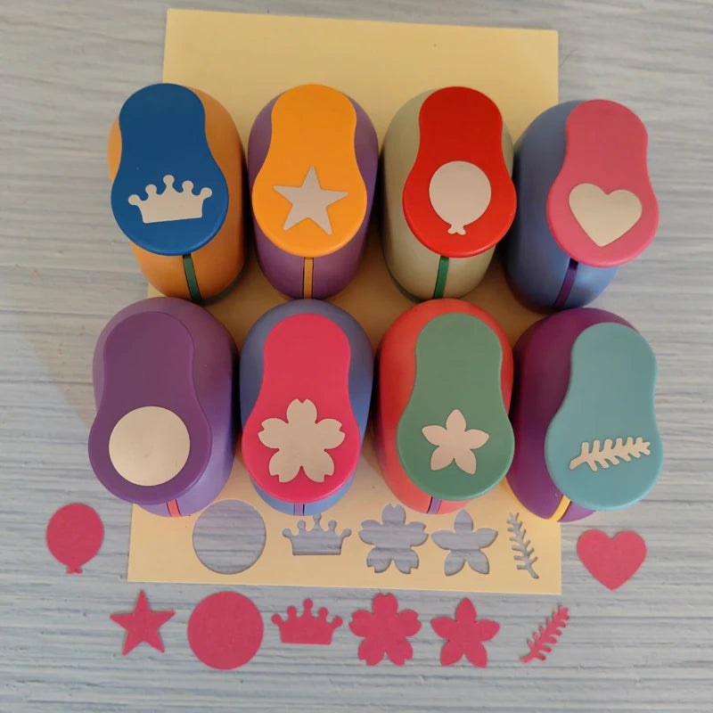 1.8cm - 2.5cm Flower Furador  Diy Paper Cut Eva Foam Maker Puncher Scrapbooking Labor Saving For Hole Punch DIY Handmade