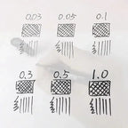 Pigment Liner Pigma Pen 0.1mm/0.03mm/0.05mm/0.5mm/1mm Different Tip Black Fineliner for Sketching Drawing Micron Ink Marker Pen