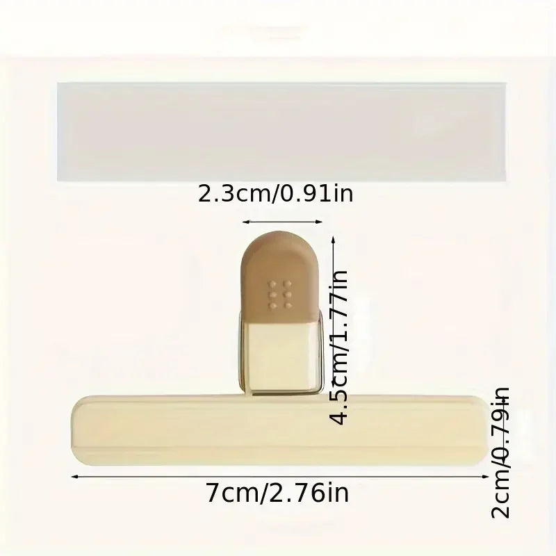 2/6 Pcs Creative Snack Sealing Clip Food Preservation And Moisture-Proof Sealing Clip Multifunctional Office Long Tail Clip
