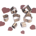7Pcs Leather Die Cutter Hollow Punching Tool Cutting Mold Punching Die Set for Handmade DIY Leather Craft 20/25/30/35/40/45/50mm