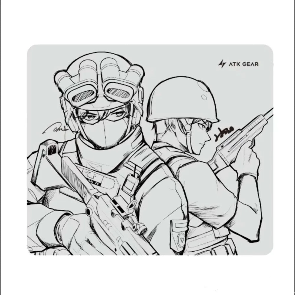 ATK X83 Mouse Pad Smooth Customization Anti Slip PORON Thickening Esports Gamer Mousepad Equilibrium Desk Mat Gaming Accessories