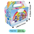 Care Bears Rainbow Bear Theme Birthday decorations table decoration & accessories plates sticker children Party supplies