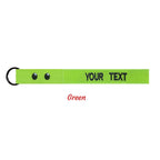 Customized Luggage Tags, Personalized Suitcase Tag, Text Baggage Label, Embroidered