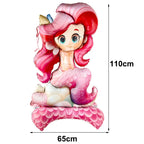 Mermaid Party Supplies Mermaid Scales Pattern Paper Plate Cup Napkin Popcorn Box Food Bowl Girl Birthday Party Baby Shower Decor