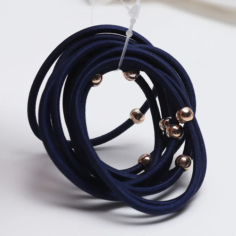 10PCS New Girls Elastic Hair Rubber Bands Kids Headbands Women Hair Tie Hair Gum Ponytail Hair Holders Hair Accessories