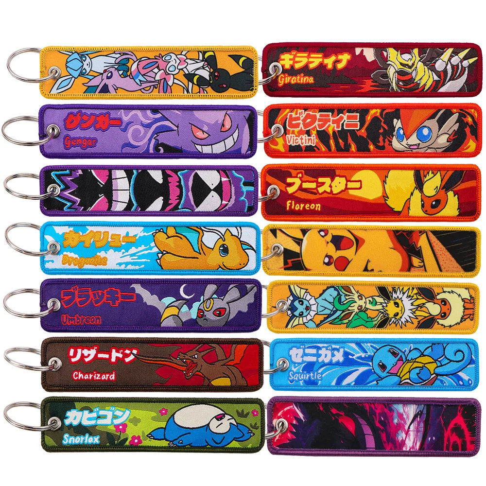 1 Pcs Anime Game Cute Key Chain for Motorcycles Key Fobs Holder Men Women Key Tags Key Ring Fashion Jewelry Accessories Gifts