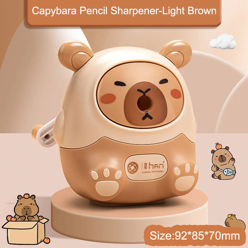 Capybara Pencil Sharpener Pencil Cutter Office School Table Sharperners Stationery Supplies