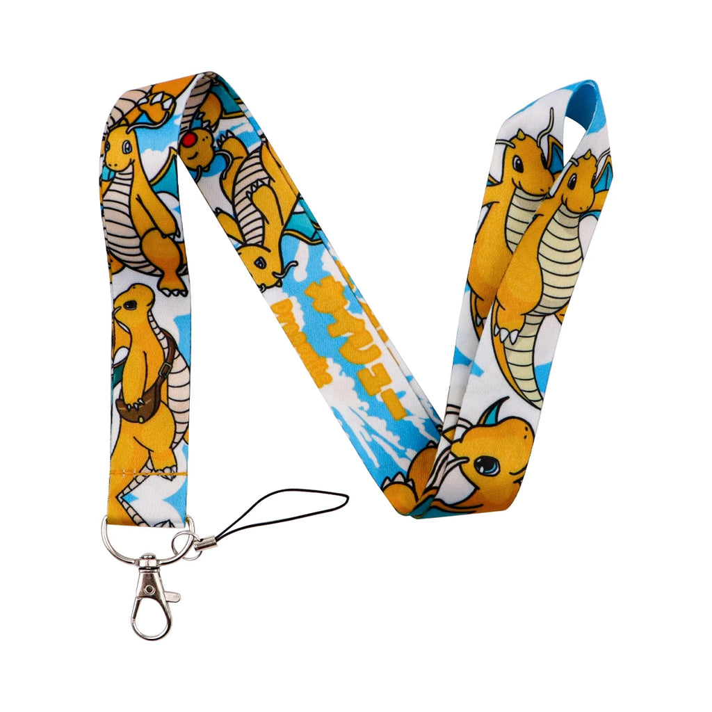 Japanese Anime Monsters Neck Strap Lanyard for Keys Keychain Badge Holder ID Credit Card Pass Mobile Phone Charm Accessories