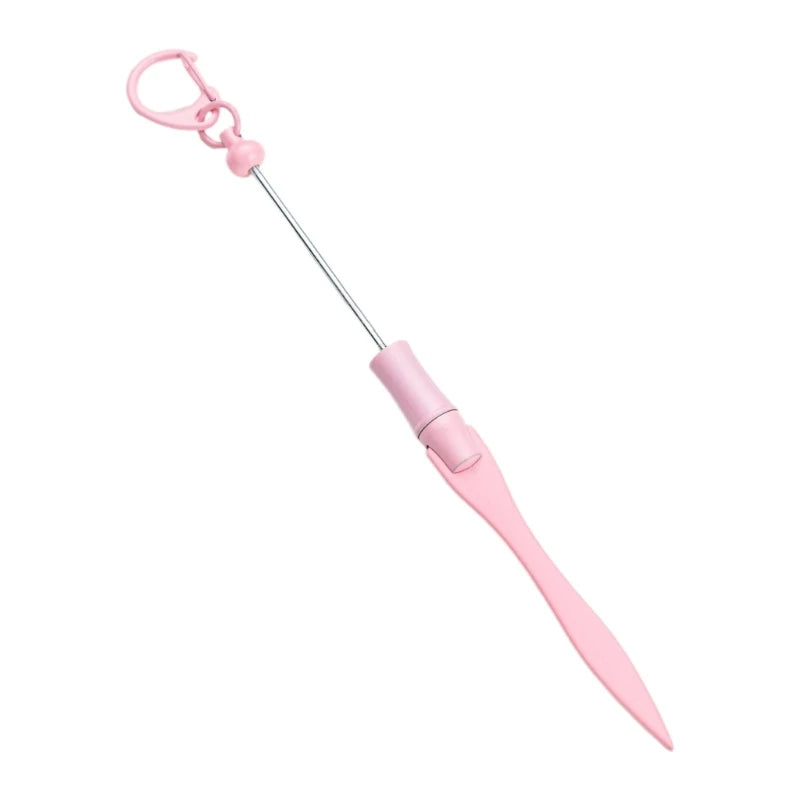 Beadable Letter Opener Metal Letter Opener with Keychain Clip, Beadable Envelope Opener Gift for Student Teacher 896C