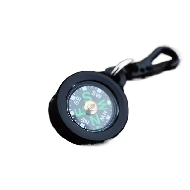 Mini Aluminum Alloy Compass Keychain Pendant Outdoor Hiking Camping Mini Portable Compass Bag Charm