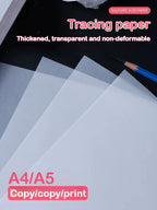 500/50 Sheets Tracing Paper A5 A4 White Translucent Sketching Papers Drawing For Drawing Art Paper Office School Art Supplies