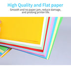 100 Sheets  Color Copy Paper 210x297mm/8.3x11.7in Printer Paper 70GSM for Copy Printing Writing Crafts & Art color paper paper