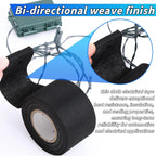 High Temperature Wire Harness Cloth Tape Automotive Cable Loom Heatproof Fabric Adhesive Tape for Engine Electrical Insulation