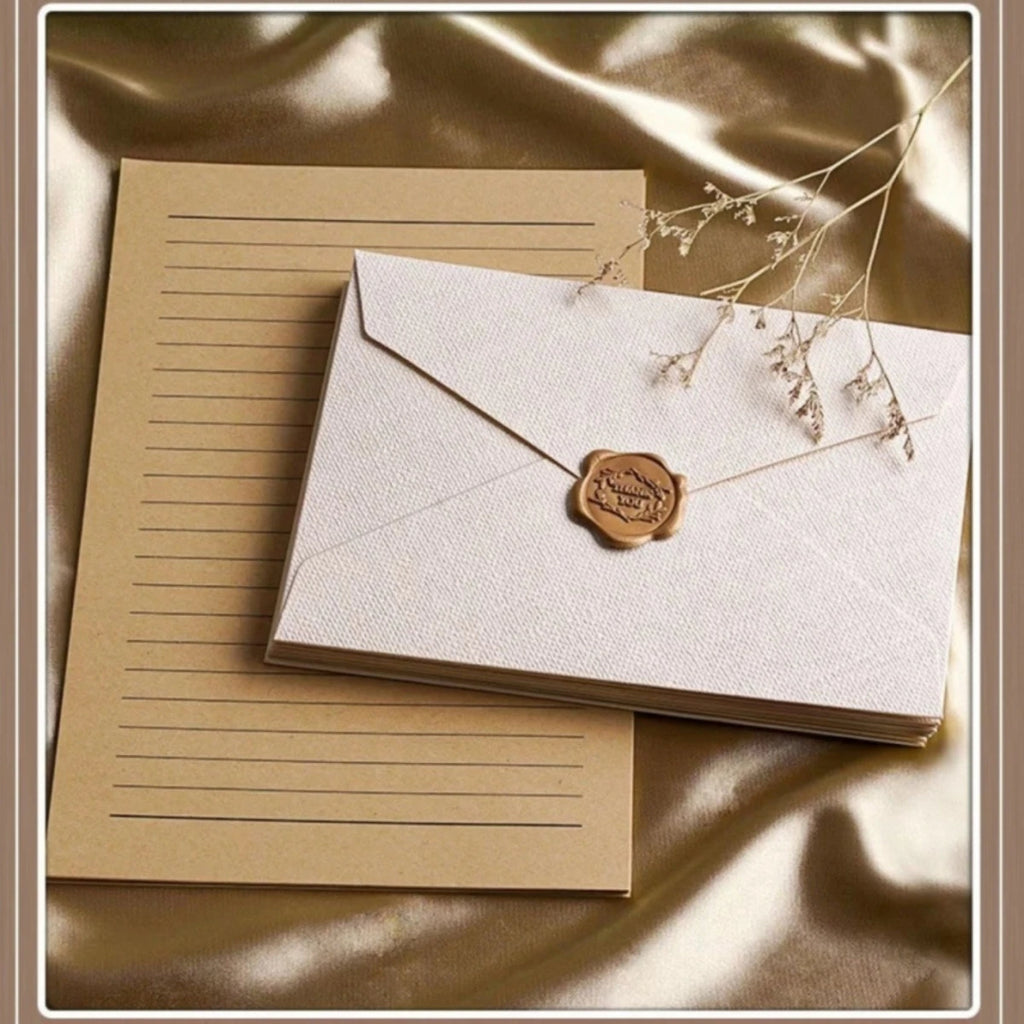 16pcs High-Quality Wedding Invitation Envelopes Special Paper Business Stationery Postcard Excerpt Envelopes