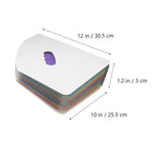 13-Layer Rainbow Mini File Folder Plastic Expanding Document Organizer for Office Study Home Student Teacher Gift Accordion
