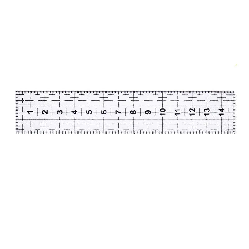 1/2pcs 15cm Quilting Patchwork Ruler Fabric Cloth Cutting Ruler Acrylic Sewing Rulers DIY Knitting Crafts Tailor Sewing Tools