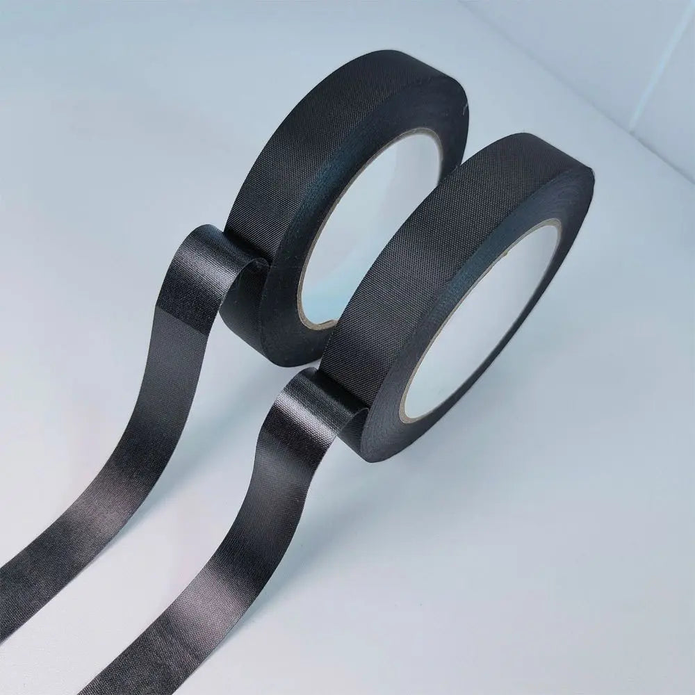 50M/Roll Nylon Reinforced Tape 5/10/20/40mm Width Black Single-sided Self-adhesive Tape For Shoe Handbag Oxford Cloth Tape